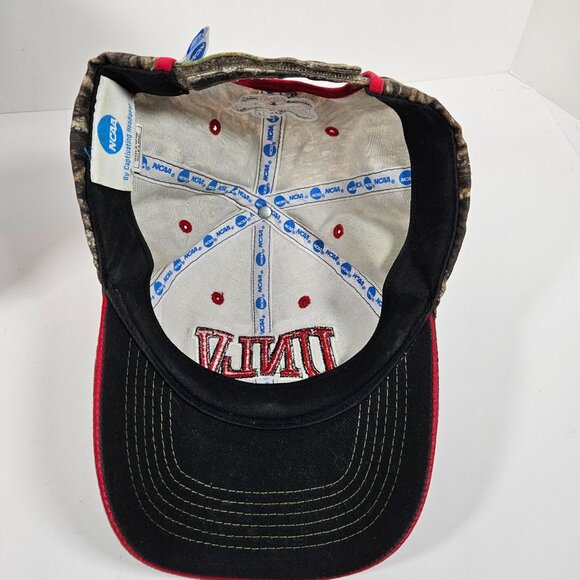 UNLV Camouflage Baseball Cap Embroidered Logo Hey Reb NCAA Adjustable Hat - Picture 9 of 13
